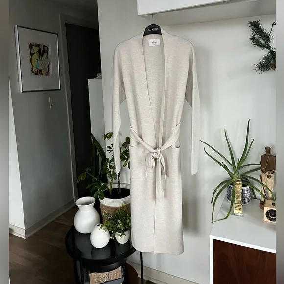 Aritzia Wilfred Belize Cardigan in Heather Birch in Sz M - Picture 5 of 9